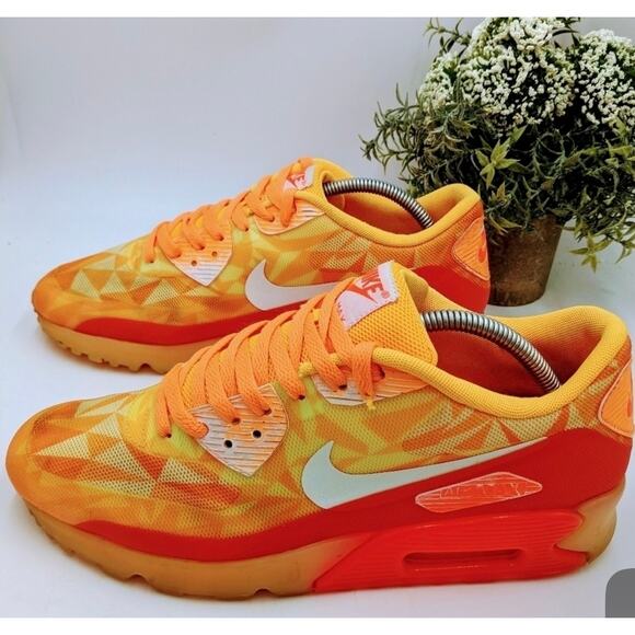 Nike airmax 90 ice atomic mango Sz 9.5 mens Orange and White - Picture 6 of 12